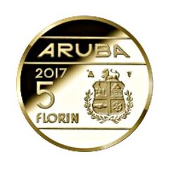 5 Florins - Willem-Alexander Aruban Red Cross