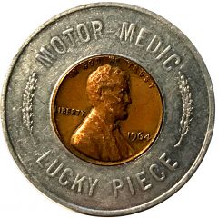 Encased Token - Motor Medic Lucky Piece