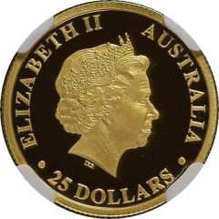 25 Dollars - Elizabeth II 4th Portrait - Koala - Gold Bullion Coin