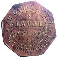 25 Centimes - Au Gagne Petit - Laval 53