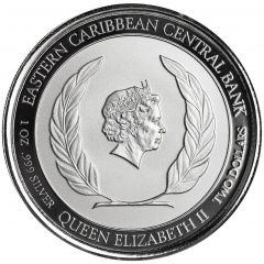 2 Dollars - Elizabeth II Eel, Coloured