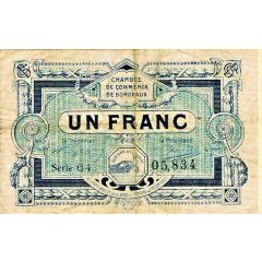 1 Franc - Chambre de Commerce de Bordeaux 33