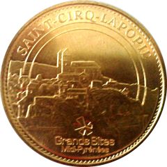 Monnaie de Paris Tourist Token - Saint-Cirq-Lapopie Grands Sites Midi-Pyrénées