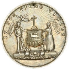 Medal - Victoria Total Abstinence Society, silver