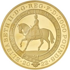 2000 Pounds - Elizabeth II Platinum Jubilee, Gold Proof