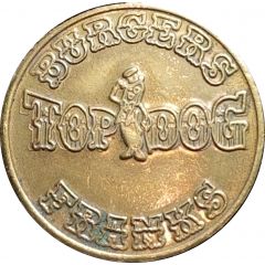 Token - Top Dog Burgers and Franks