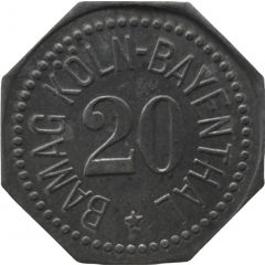 20 Pfennig - Köln-Bayenthal Bamag