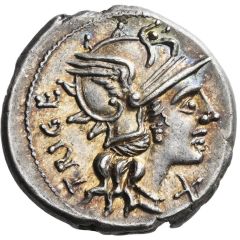 Denarius C. Curiatius Trigeminus