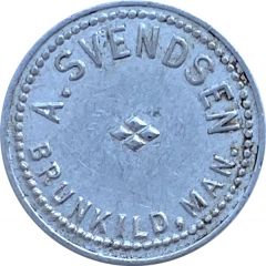 5 Cents - A. Svendsen Brunkild, Manitoba