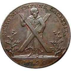 1/2 Penny Lothian - Edinburgh / Hutchison`s
