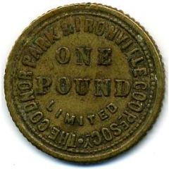 1 Pound - Codnor Park and Ironville CSL Derbyshire