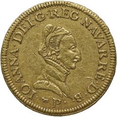 Gold Ecu - Joan of Albret Trial