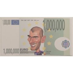 1 000 000 Euros Famous Footballers 2010; Zinedine Zidane