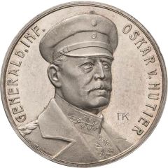 Medal - General Oskar von Hutier and the conquest of Riga