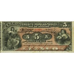 5 Mil Réis Banco de Crédito Popular do Brazil