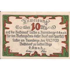 10 Pfennig Volksbank