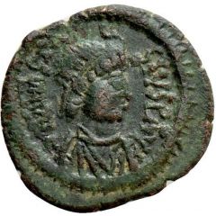 5 Nummi - Anastasius I Dicorus Constantinopolis, no Officina Letter