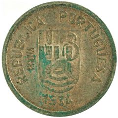 2 TANGAS - Republic Pattern, Lisboa mint