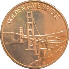 Medal - Golden Gate Bridge San Francisco, California