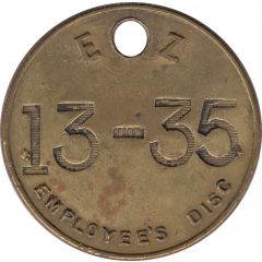 Token - Electrolytic Zinc Co. of Australasia Type 2a - Wage Token