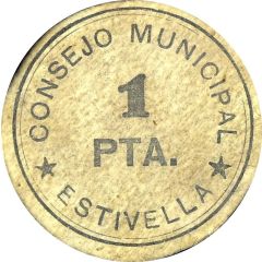 1 Peseta Estivella