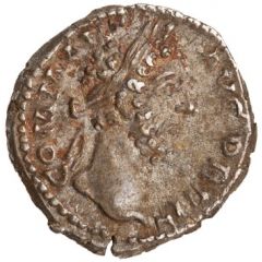 Denarius - Commodus P M TR P X IMP VII COS IIII P P ANN, Annona