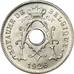 10 Centimes - Albert I French text