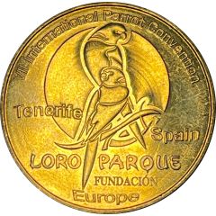 Monnaie de Paris Tourist Token - Tenerife Loro Parque Fundacion - VII International Parrot Convention