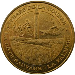 Tourist token - Monnaie de Paris - La Palmyre - Phare de la Coubre côte sauvage
