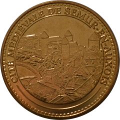 Tourist token - Monnaie de Paris - Semur-en-Auxois - Cité médiévale