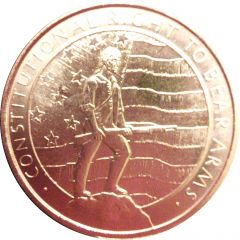 1 oz Copper Golden State Mint - Second Amendment