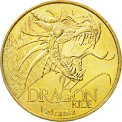 Monnaie de Paris Tourist Token - Vulcania Dragon ride - Type 1