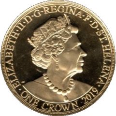 1 Сrown - Elizabeth II 250th anniversary Wellington