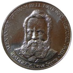 Commemorative Dollar - Alexander Graham Bell National Historic Park Mr. and Mrs. Bell