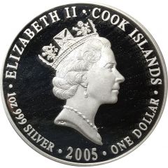 1 Dollar - Elizabeth II Pillar Dollar