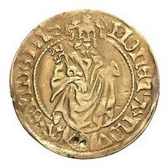 1 Goldgulden - Edzard †1441 and Ulrich Cirksena