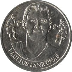 Official Lithuanian Basketball Players Medal Collection Paulius Jankūnas