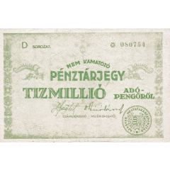 10 000 000 Adópengő Tax note, 5th edition