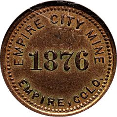 2 1/2 Dollars - Colorado Gold - Empire City Mine Empire, CO