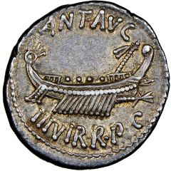 Denarius - Mark Antony LEG IV