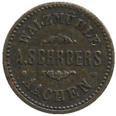 50 Pfennig - A. Schroers Aachen