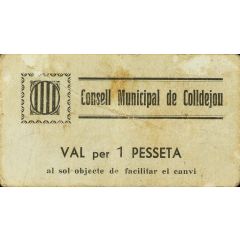 1 Peseta Colldejou