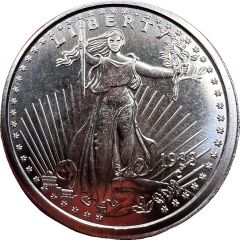 1 Ounce Copper - Saint-Gaudens Replica- Liberty Double Eagle