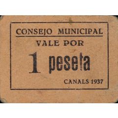 1 Peseta Canals