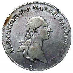 1 Thaler - Christian Frederick Charles Alexander