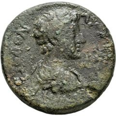 Æ27 - Commodus ΘECCAΛONIKEΩN, Thessalonica