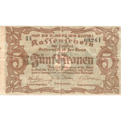 5 Kronen - Upper Austria