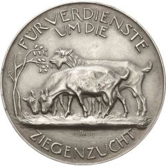 Award medal - Association of goat breeders Free State of Saxony
