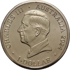 1 Dollar - Charles III 1st Portrait - 2024 Australian Paralympic Team