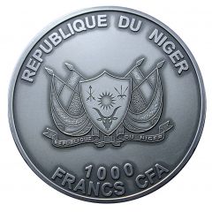 1000 Francs Mount Tazerzait Meteorite